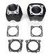 Harley M8 4.155 Black Big Bore Bolt On Cylinder Kit 119 122 Screamin Eagle 2017+