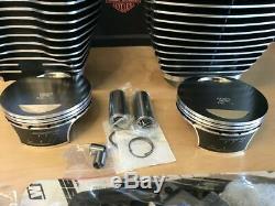 Harley twin cam 110 BIG BORE KIT, 2007-17 Touring & Softail Black V-Twin