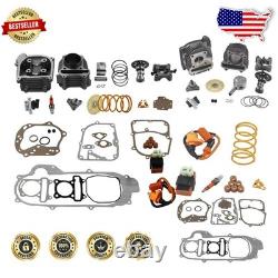 High-Power GY6 50cc Big Bore Kit 50mm 100cc 69mm Valve Racing Performance