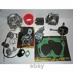 Honda CRF XR 50 70 Pit Bike 108cc Big Bore Stroker Kit 2 Race Head 52mm Piston