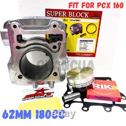 Honda PCX 160 ADV 160 Big Bore Cylinder Kit & Gasket 62mm 180cc Racing Part