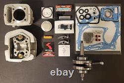 Honda XL100 XR100 CRF100 cylinder Kitaco DELUXE 145 SE-2 big bore kit withextras