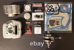 Honda XL100 XR100 CRF100 cylinder Kitaco DELUXE 145 SE-2 big bore kit withextras