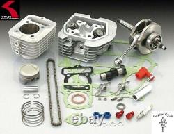 Honda XL100 XR100 CRF100 cylinder Kitaco DELUXE 145 SE-2 big bore kit withextras