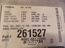 JE Pistons #261527Yamaha Raptor Grizzly Rhino 660 +2mm Big Bore 101 Piston Kit