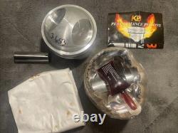 K & B Performance Harley Davidson Shovelhead 3 5/8 Pistons Big Bore Kit +. 030