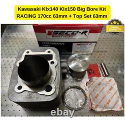 Kawasaki Klx140 Klx150 Big Bore Kit RACING 170cc 63mm + Top Set 63mm EXPRESS SHI