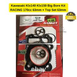 Kawasaki Klx140 Klx150 Big Bore Kit RACING 170cc 63mm + Top Set 63mm EXPRESS SHI