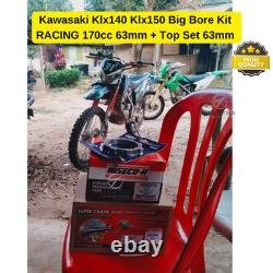 Kawasaki Klx140 Klx150 Big Bore Kit RACING 170cc 63mm + Top Set 63mm EXPRESS SHI