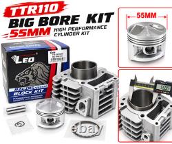 LEO Racing 55mm Big Bore Cylinder Piston Kit Yamaha TTR110 TTR 110