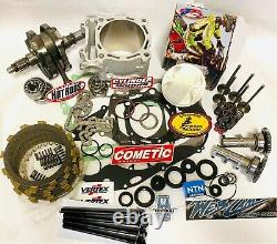 LTZ400 LTZ 400 Z400 95.5mm Big Bore Stroker Webcams +1 Valves 490 Rebuild Kit