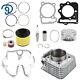 New Big Bore Cylinder Piston Rings Top End Kit For 1999-08 Honda Trx400ex