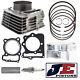 Niche Big Bore Cylinder Je Piston Gasket Kit For Honda Sportrax Trx400 10.801