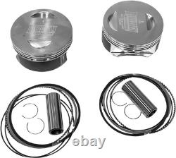 REVOLUTION PERFORMANCE, LLC Piston Kit Flat-Top For 131 Monster Big Bore