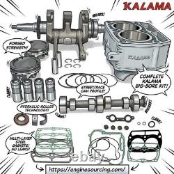 RZR 800 Big Bore Rebuild Kit +2.4mm Stroker Crankshaft Forged Piston Racing Cam