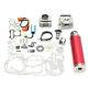 Red 100cc Big Bore Set Power Pack Exhaust Parts Kit For Gy6 50cc Qmb139 Scooter