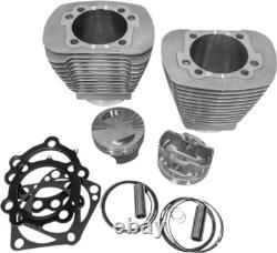 Revolution Performance 109 Silver Monster Big Bore Kit Flat Harley Evolution