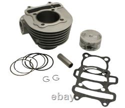 SSP-G 61MM BIG BORE DROP IN CYLINDER KIT for GY6 125cc 150cc to 171cc bigbore