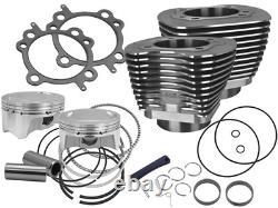 S&S 100 Sidewinder Big Bore Kit Wrinkle Black #910-0646 Harley Davidson