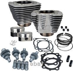 S&S 1200cc Hooligan Big Bore Kit Silver #910-0607 Harley Davidson Sportster