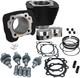 S&s 1200cc Hooligan Big Bore Kit Wrinkle Black Harley Davidson Sportster
