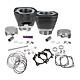 S&s 124 Big Bore 4-1/8 Cylinder Kit Black Harley Twin Cam 2007-2016 910-0338