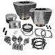 S&s 1250cc Hooligan Big Bore Kit Silver #910-0609 Harley Davidson Sportster