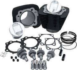S&S 1250cc Hooligan Big Bore Kit Wrinkle Black Harley Davidson Sportster