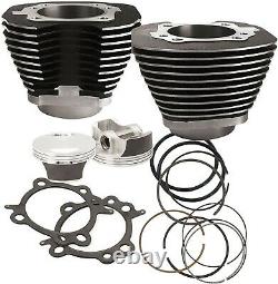 S&S BLACK 110 Sidewinder 4 Big Bore Kit for 2007-2017 Harley Twin Cam 910-0651
