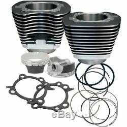 S&S Cycle 106 Big Bore Engine Pistons Cylinders Kit Harley Softail Dyna Touring