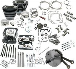 S&S Cycle 124 Hot Set-Up Kit with Big Bore Cylinders Cams Pistons Harley 99-06