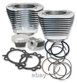 S&S Cycle 910-0201 97 Big Bore Kit For 99-06 Twin Cam 88 Silver 60301