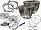 S&s Cycle 910-0481 Black 98 Ci Big Bore Cylinder Kit 9.81 For 99-06 Harley