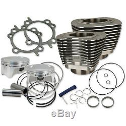 S&S Cycle 910-0481 Black 98 CI Big Bore Cylinder Kit 9.81 for 99-06 Harley