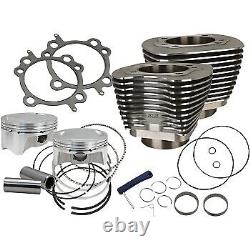 S&S Cycle 910-0500 107 Big Bore Cylinder Kit for Twin Cam 07-17