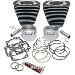 S&S Cycle 91-7702 Black 96 Big Bore Kit for 84-99 Big Twin Evo