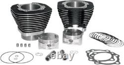 S S Cycle Black 97 Big Bore Kit for Harley Davidson H-D 99-06 Twin Cam 910-0205