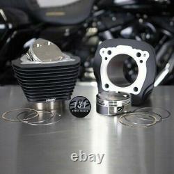 S&S M8 Big Bore 131 Stroker Black Cylinders Pistons Top End Kit Harley 17-20