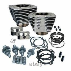 S&S SS Cycle Silver Big Bore Hooligan Kit 1200cc Harley Sportster 00-2020 XL 883