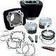 S&s Wrinkle Black Big Bore 883 To 1200 Conversion Kit For Harley Sportster 86-22