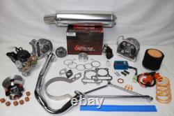 Scooter Big Bore Kit 100cc 50mm Bore QMB139 Scooter Performance Parts Kit5chrom