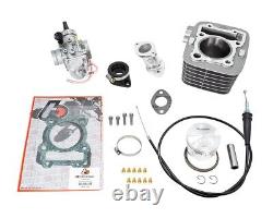 TB Big Bore Kit 63mm 170cc Cylinder Piston Carb Gaskets Kawasaki KLX140 KLX 140