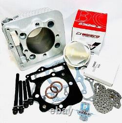 TRX 400EX 400X 440 Big Bore Kit 89 mil Cylinder Complete Top End Rebuild Kit +4