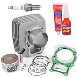 Top End Rebuild Kit Cylinder Piston Gaskets Big Bore For Honda Recon 250 2002-22