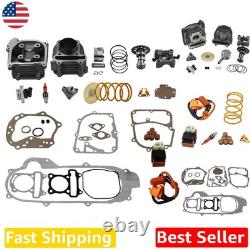 Ultimate GY6 100cc Big Bore Kit 50mm 64mm Valves CDI Spark Plug Clutch Spring