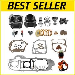 Ultimate GY6 Big Bore Kit with Racing Spark Plug and Copper Roller Weights