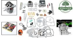 Upgrade Your GY6 139QMB/139QMA Engine with Big Bore 50mm Kit Enhanced Valves