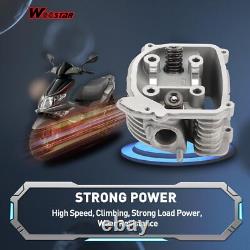 WOOSTAR 62.5mm Big Bore Complete Cylinder and Cylinder Head Rebuild Kit Repla