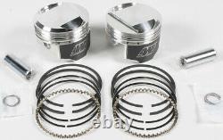 Wiseco Piston K Kit Std. Bore Harley Davidson 80ci 1340 Evo Big Twin 101 Domed