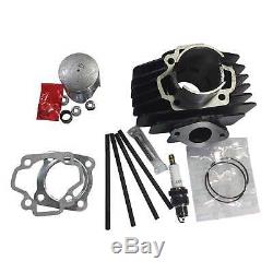 Yamaha PW50 QT50 60cc Big Bore Top End Cylinder Kit Piston Ring Gaskets Studs